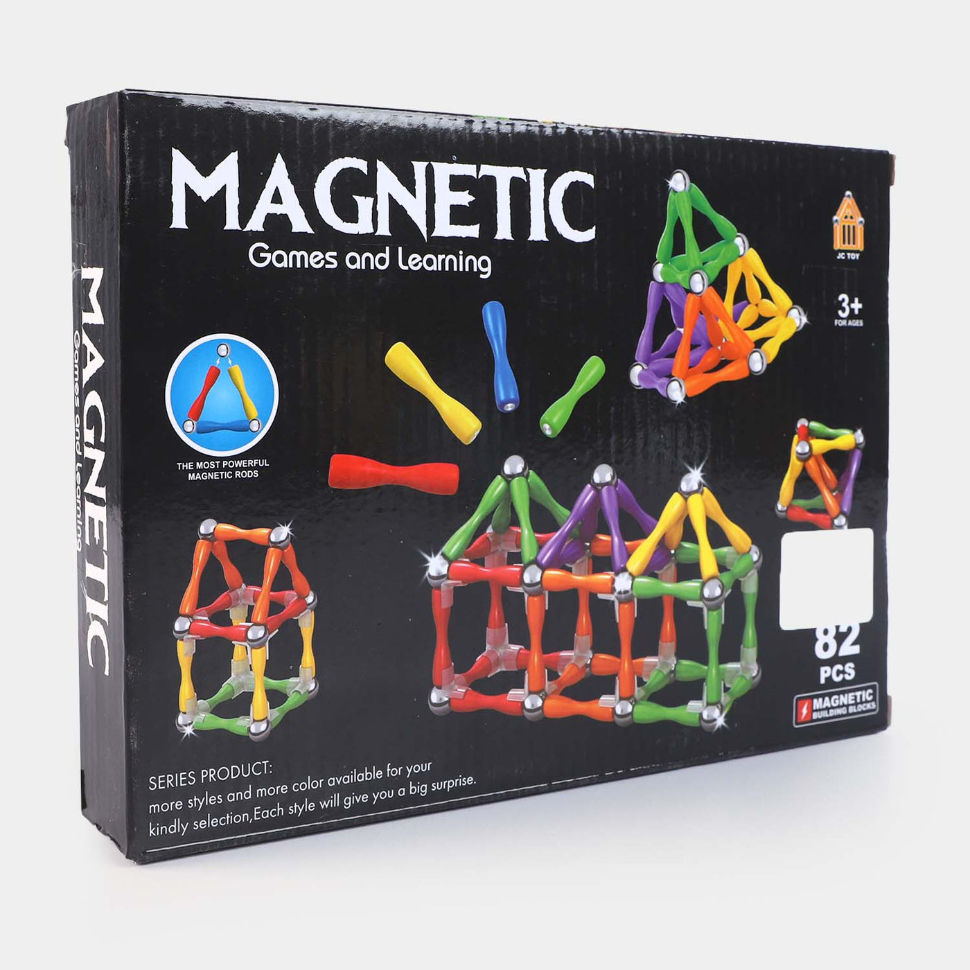 3D Magnetic Puzzle Building Blocks | 82PCs