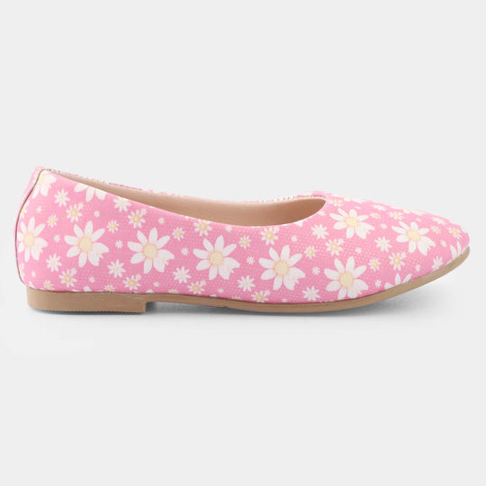 Girls Pumps 1282-Pink