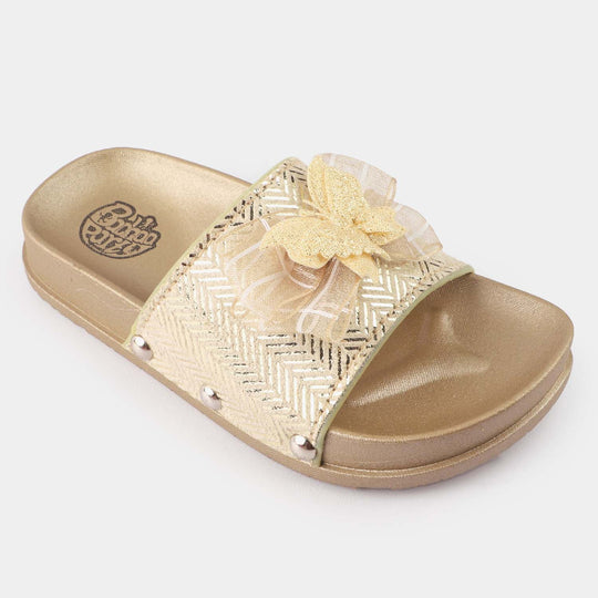 Girls Slipper CL-19-Golden