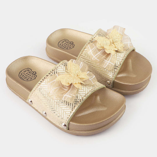 Girls Slipper CL-19-Golden