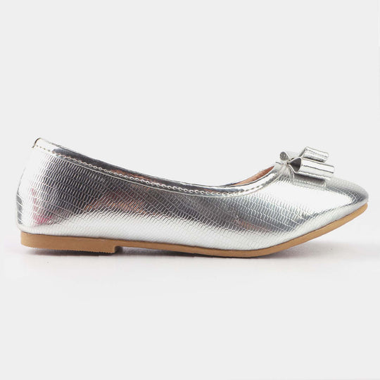 Girls Pumps 203-73-SILVER