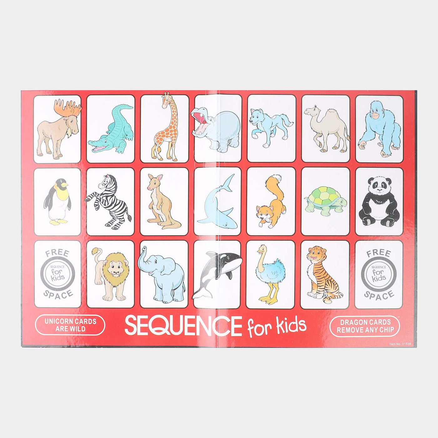 Sequence Game Board For Kids