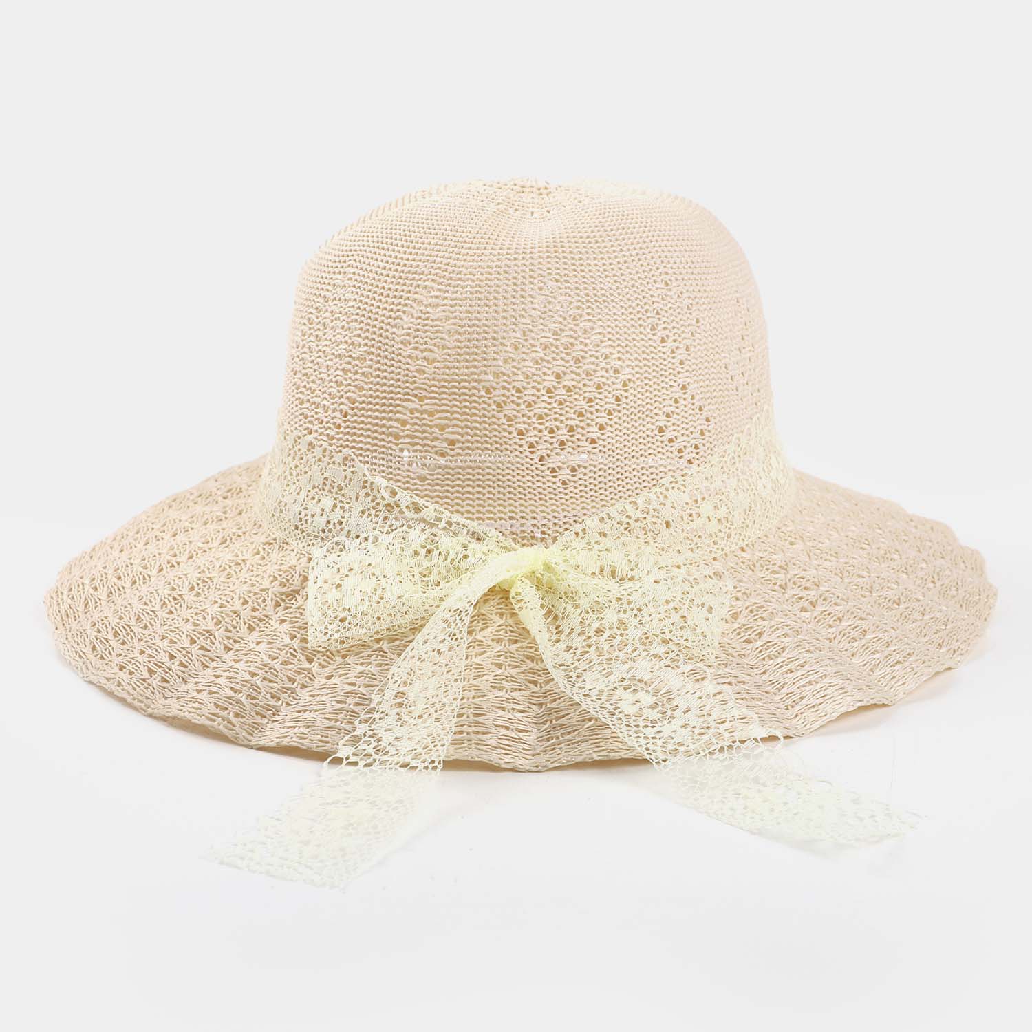 SUN ROUND CAP / HAT (BROWN/CREAM)