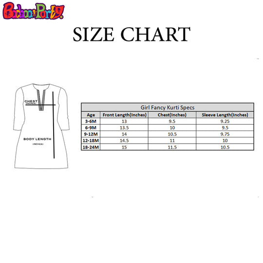 Infant Girls Chiffon 2PC Suit  Noor-e-Dil-W/Silver