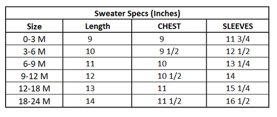 Infant Girls Acrylic Sweater Princess