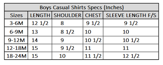 Infant Boys Cotton Formal Shirt - White