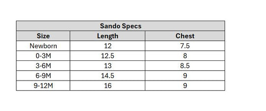 Pack OF 3 Infant Unisex Sando Set