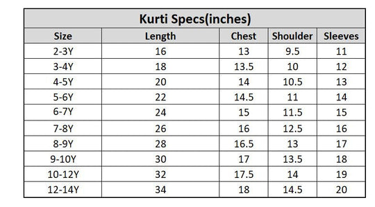 Girls Jacquard 3 Pcs Suit Shama - Rust