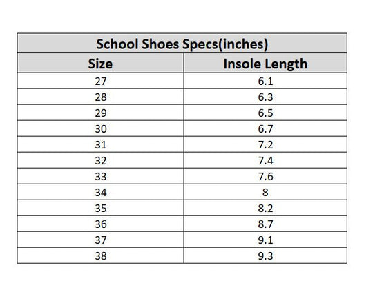 Boys School Shoes KR-03-BLACK