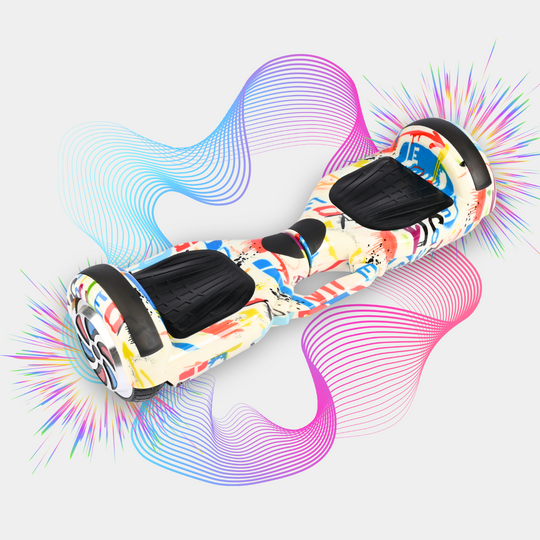 Electric 6.5-Inch Self-Balancing Hoverboard with Bluetooth and LED Lights