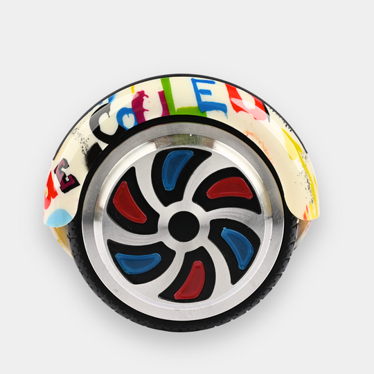 Electric 6.5-Inch Self-Balancing Hoverboard with Bluetooth and LED Lights