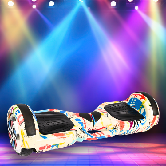 Electric 6.5-Inch Self-Balancing Hoverboard with Bluetooth and LED Lights
