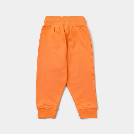 Infant Boys Cotton Terry Sleeping Pyjama Snap-B. Marigold