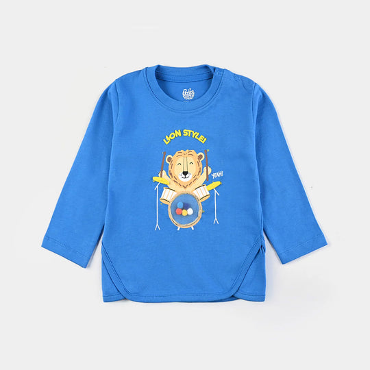 Infant Boys Cotton Jersey T-Shirt Lion Style