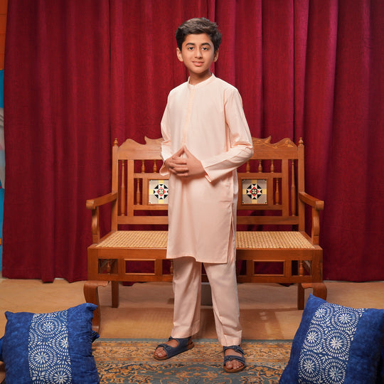 Boys Poly Viscose Shalwar Suit (Tribal)