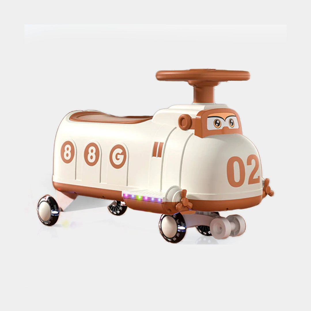 Ride-on Twisting Car for Kids - Brown