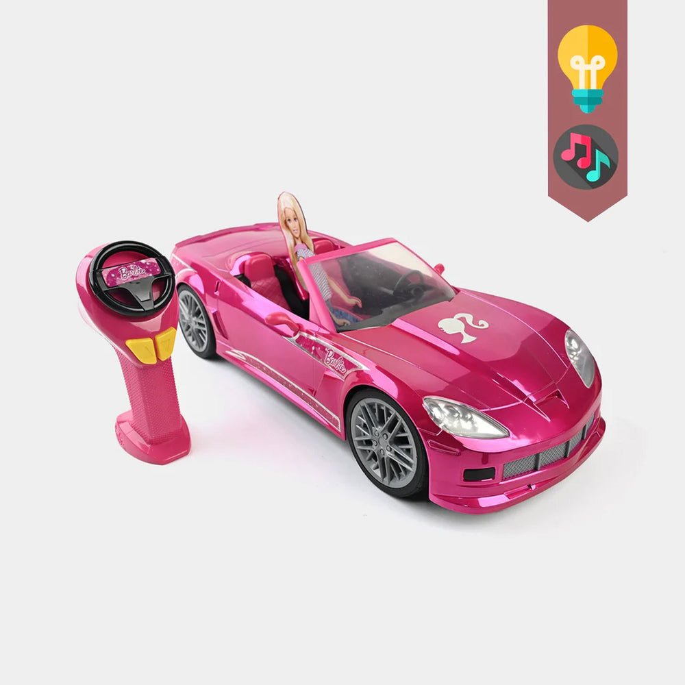 Dream Car – Pink Convertible with Lights & Remote Control