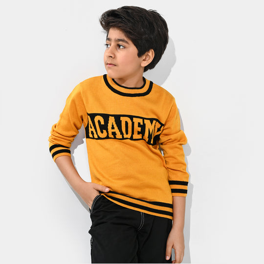 Boys Acrylic Sweater-Academy-Citrus