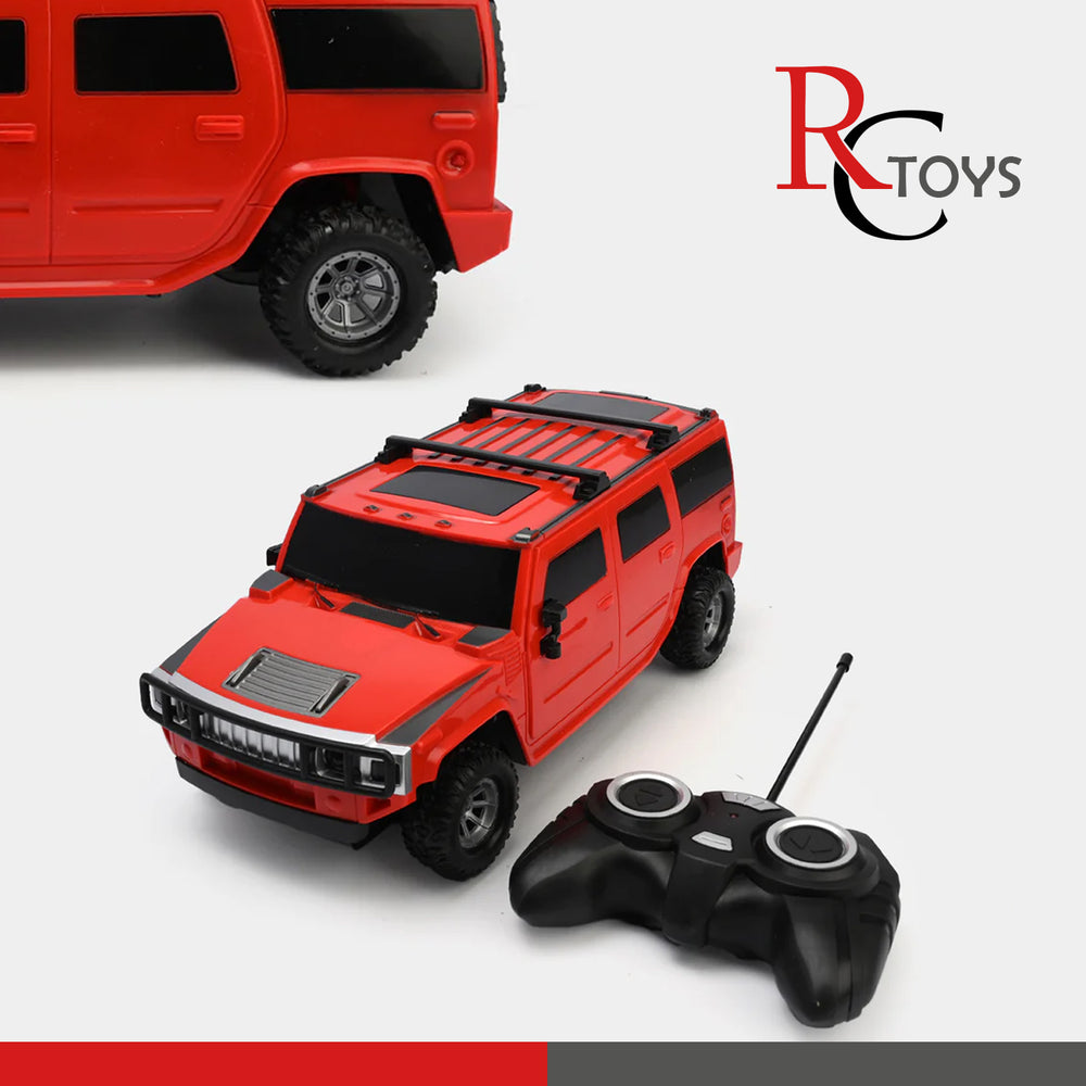 1:12 Scale Red Hummer Remote Control Car For Kids