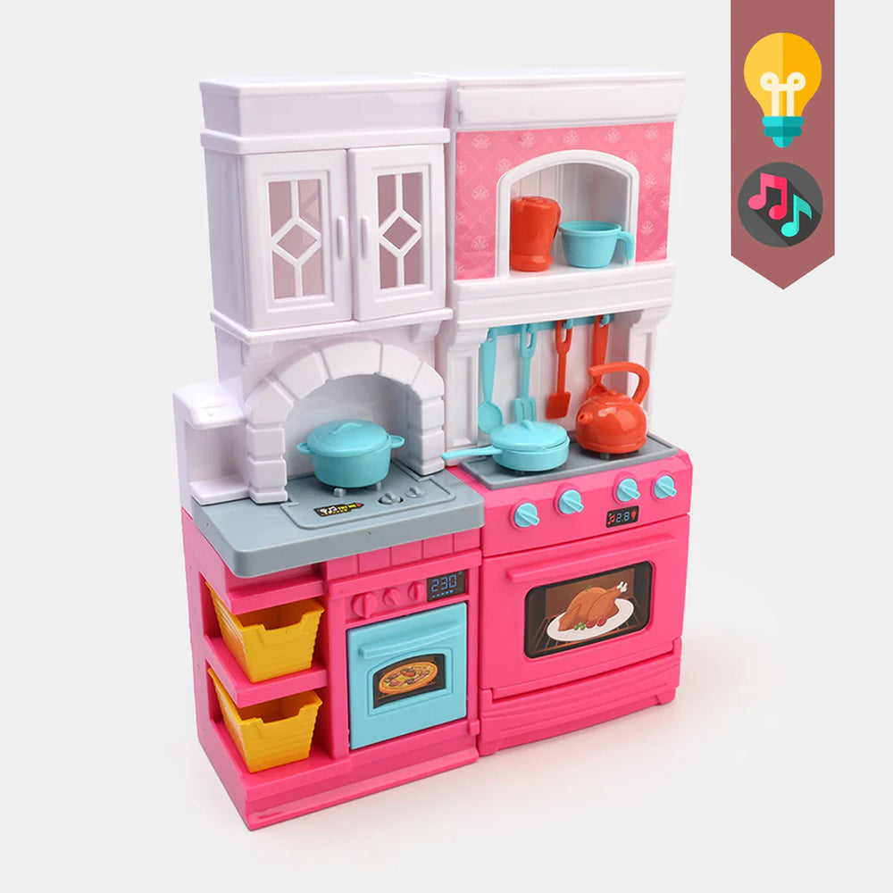 Classic Modern Kitchen Play Set with Light & Sound