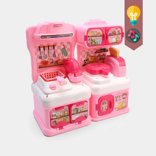 Classic Modern Kitchen Play Set with Light & Sound