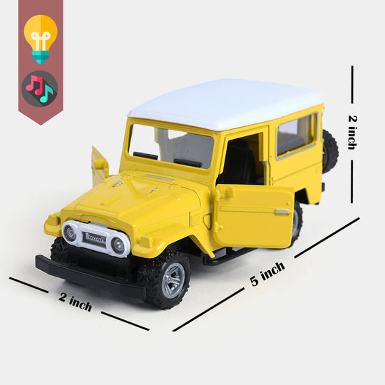 Die-Cast Model Car with Light & Sound for Kids