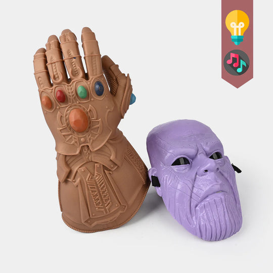 Mask & Gloves With Light