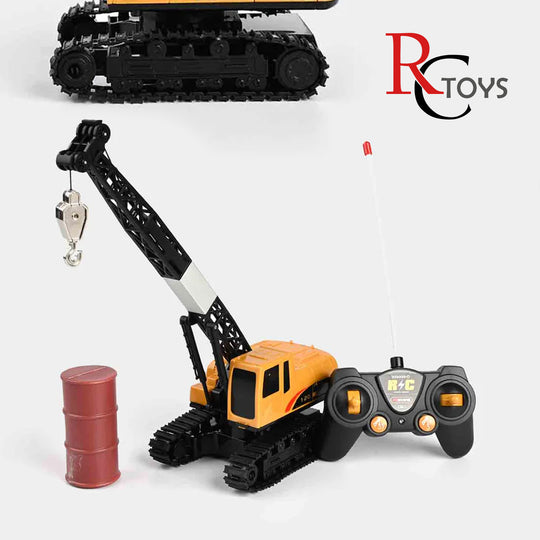 Remote Control Toy Crawler Crane – Realistic Construction Play