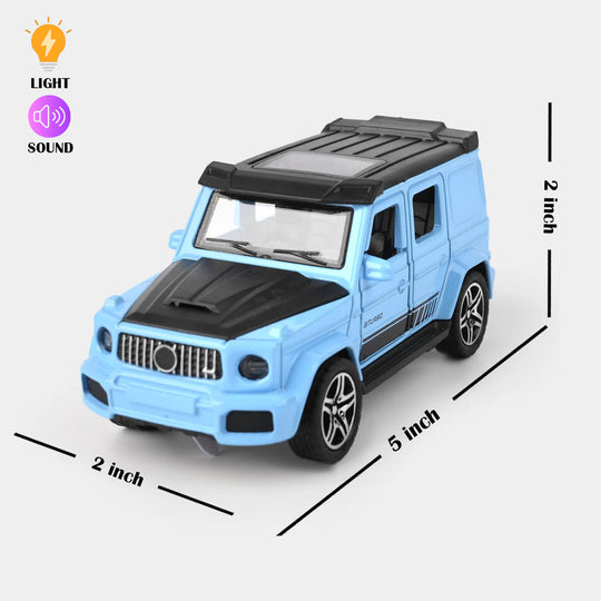 Die-Cast Car with Light, Sound & Pull-Back Action