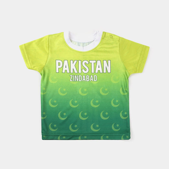 Infant Unisex T-Shirt AOP 14 Augest Kit-Fern Green