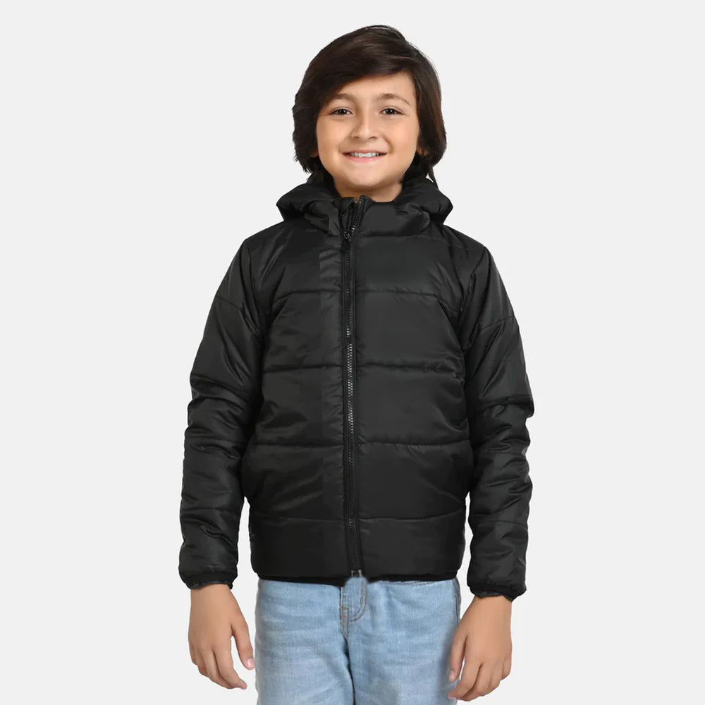 Boys black hot sale quilted jacket