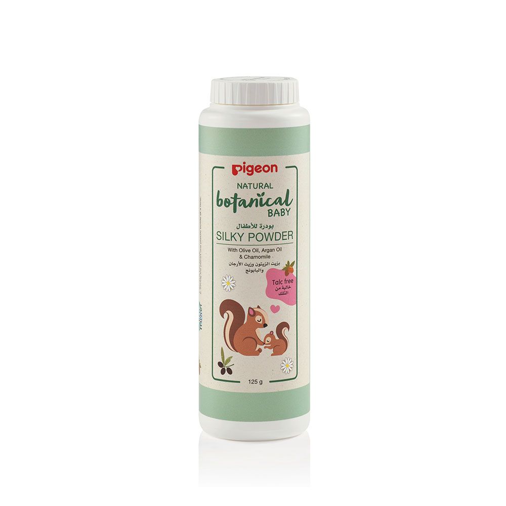 NATURAL BOTANICAL BABY SILKY POWDER 125G