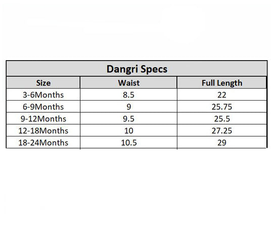 Infant Boys Denim rigid Dangri Cute Cars-LIGHT BLUE