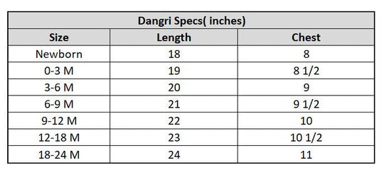 Infant Boys Cotton Terry Dangri