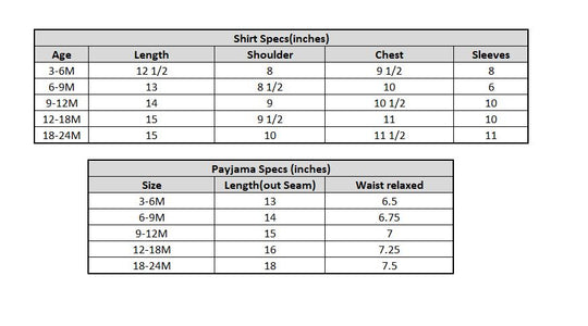 Infant Girls Viscose Night Suit-Stars - Off.White