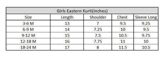 Infant Girls Cotton Poplin Printed Kurti Tribal-Multi