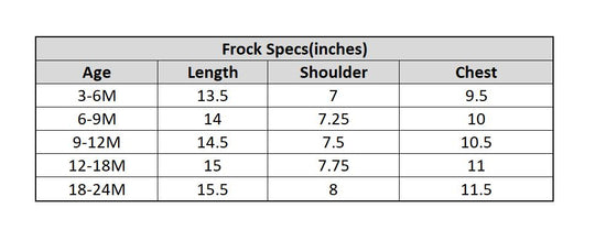 Infant Girls Casual Frock Vivid Ocean-Multi