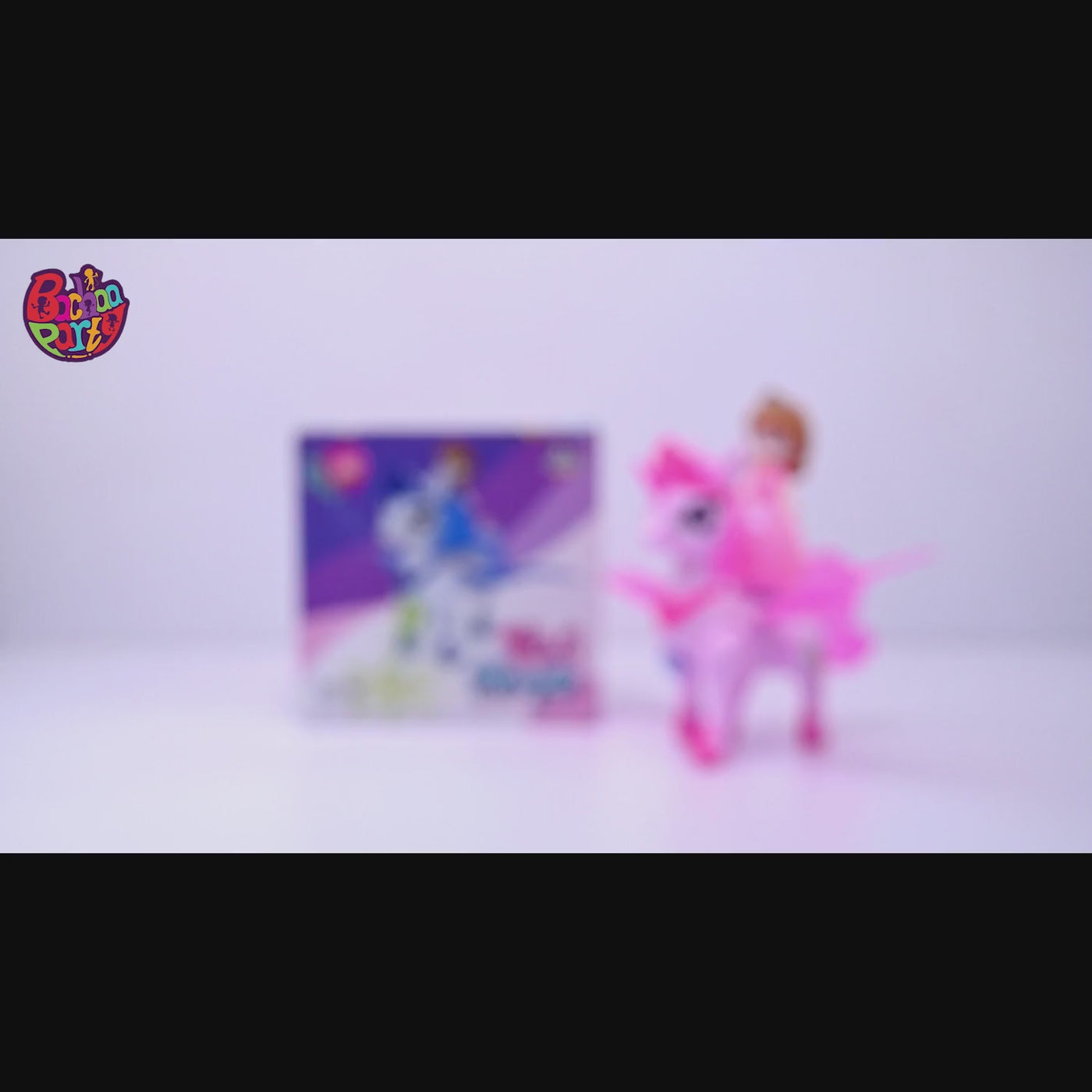 Cute Princess on Walking Pony with Light and Music