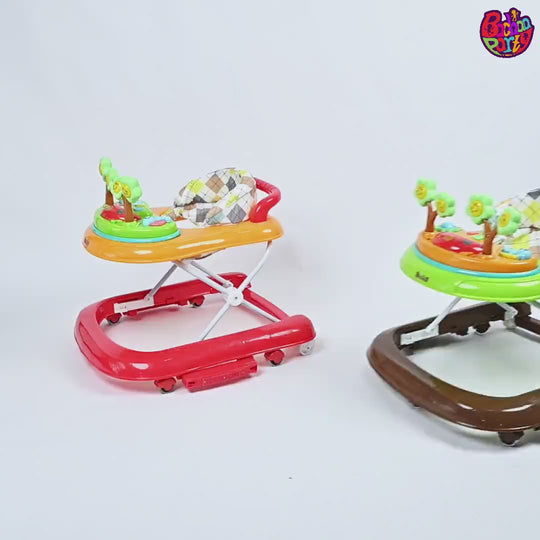 Baby Walker + Rocker 167C Brown