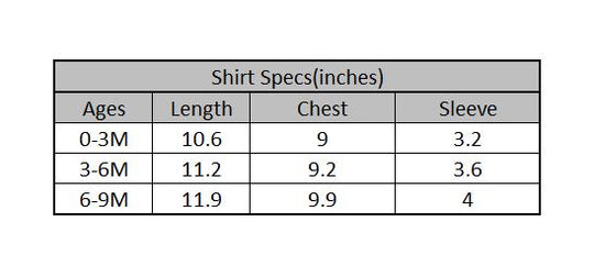 Infant Unisex Front Open Shirt | 3-6M