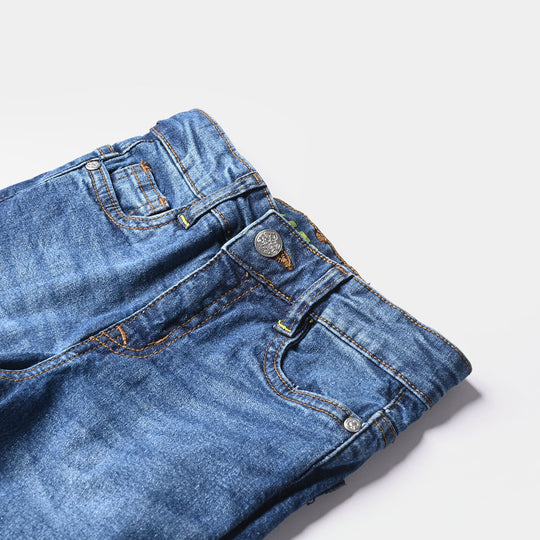 Boys Denim Stretch Pant No Way Out-Mid Blue