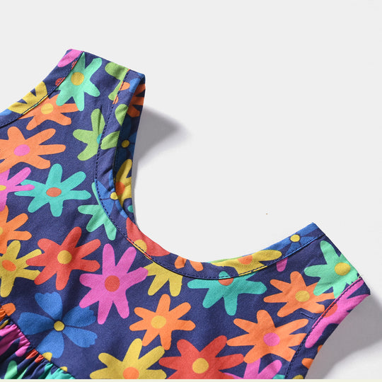 Infant Girls Casual Frock-Multi