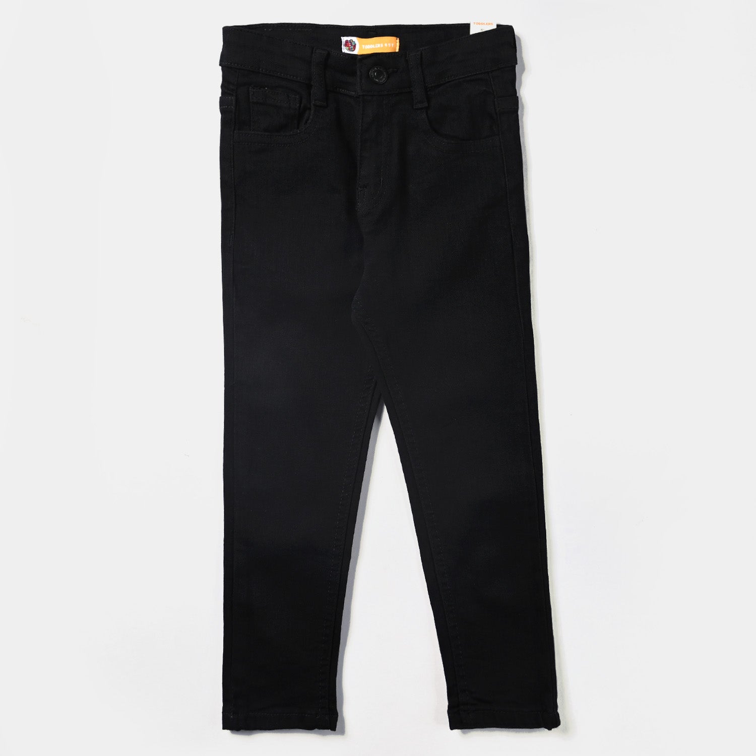 Stretchable Plain Pant In Jeans Stuff Black Color For Boy/Girl main image 0