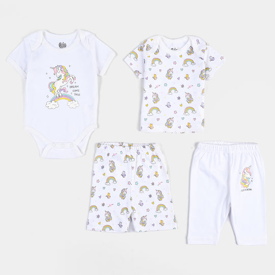 Infant Girls 10 Piece Set Unicorn-mIX