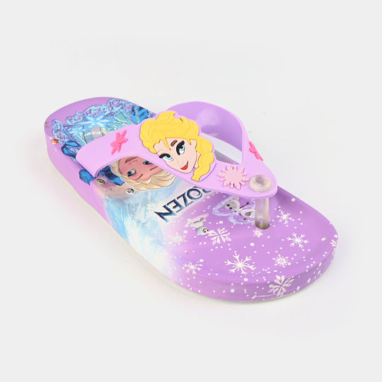 Girls Slippers 338-17-Purple
