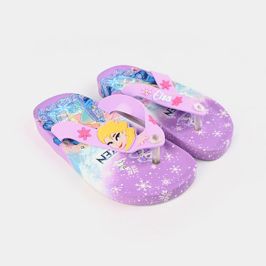 Girls Slippers 338-17-Purple