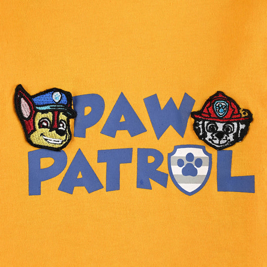 Infant Boys Cotton Jersey Round Neck T-Shirt-Citrus