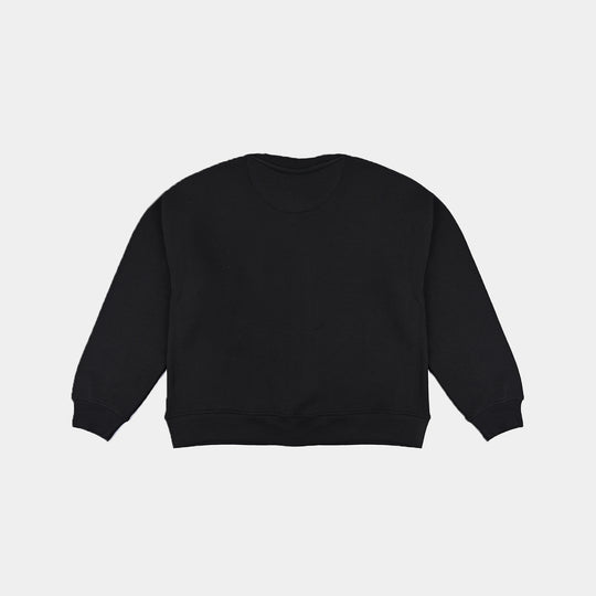 Teens Girls Fleece Co-Ord Set - Simplicite-BLACK