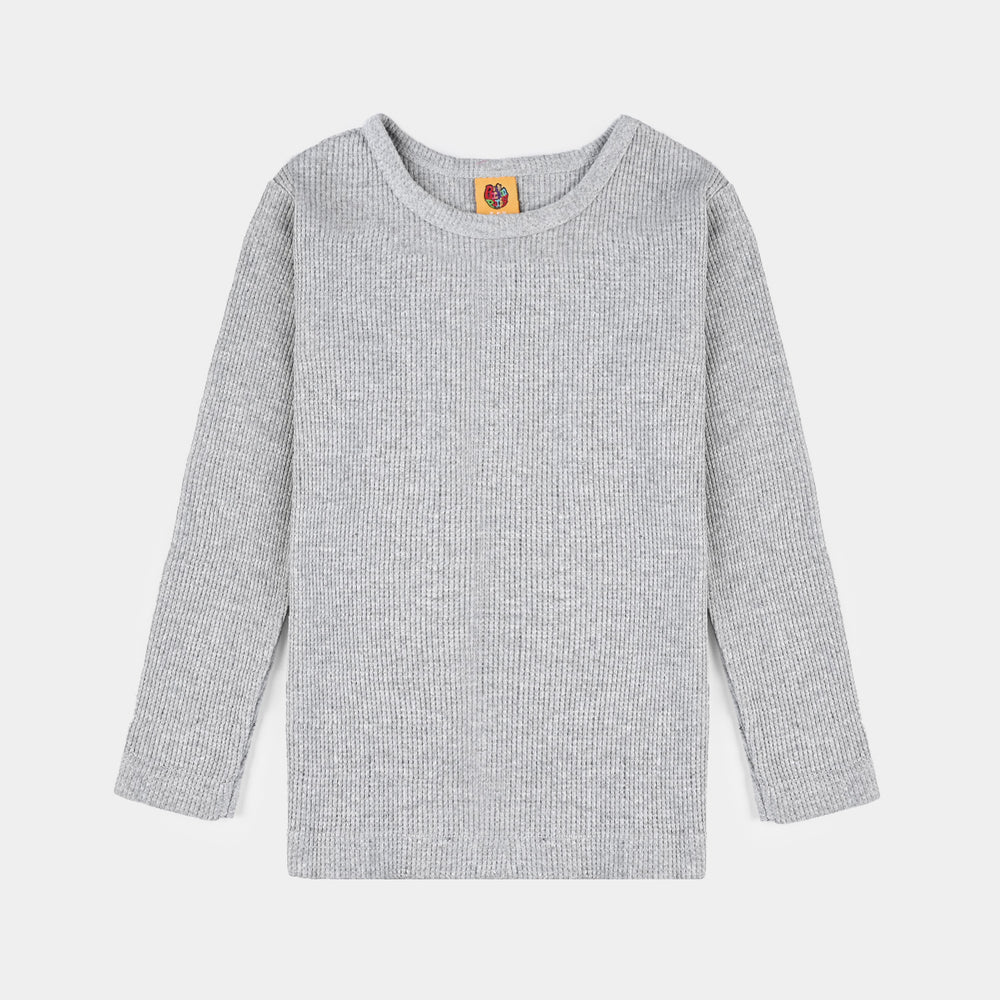 Kids Unisex Thermal Inner Suit-H.Grey