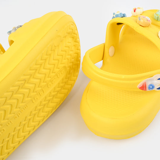 Boys Clogs 3303-8-Yellow
